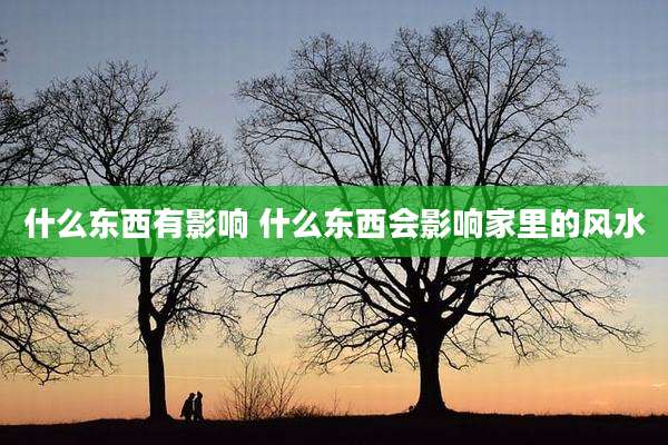 什么东西有影响 什么东西会影响家里的风水