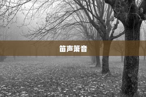 笛声箫音