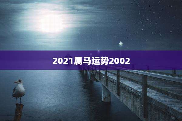 2021属马运势2002