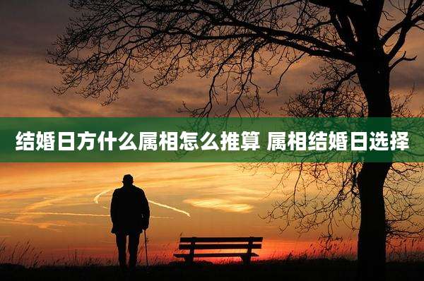 结婚日方什么属相怎么推算 属相结婚日选择