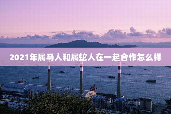 2021年属马人和属蛇人在一起合作怎么样