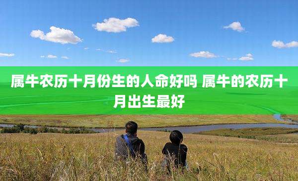 属牛农历十月份生的人命好吗 属牛的农历十月出生最好