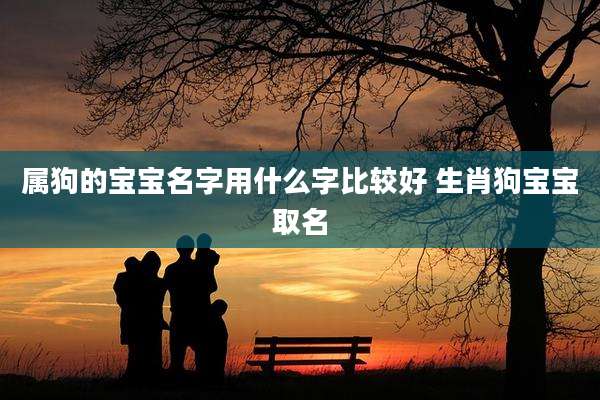 属狗的宝宝名字用什么字比较好 生肖狗宝宝取名