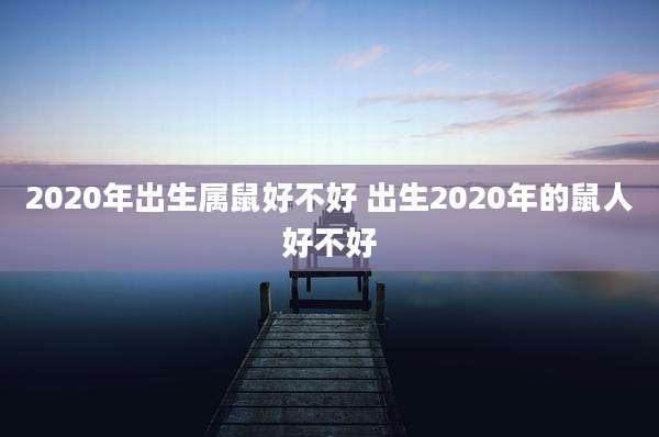 2020年出生属鼠好不好 出生2020年的鼠人好不好