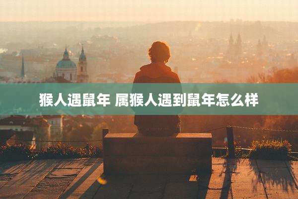 猴人遇鼠年 属猴人遇到鼠年怎么样