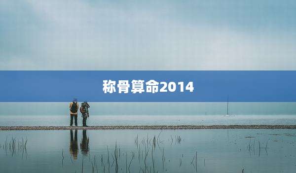 称骨算命2014