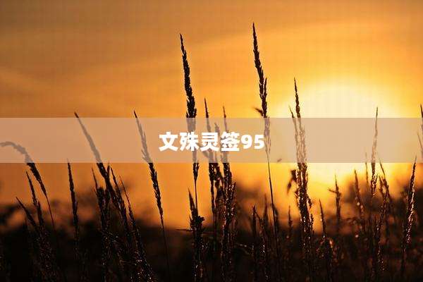 文殊灵签95