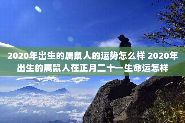 2020年出生的属鼠人的运势怎么样 2020年出生的属鼠人在正月二十一生命运怎样