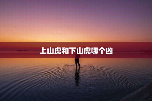 上山虎和下山虎哪个凶