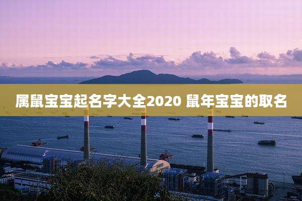 属鼠宝宝起名字大全2020 鼠年宝宝的取名