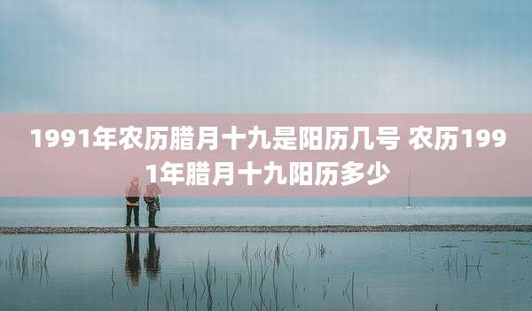 1991年农历腊月十九是阳历几号 农历1991年腊月十九阳历多少