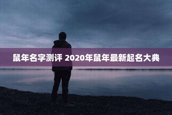 鼠年名字测评 2020年鼠年最新起名大典