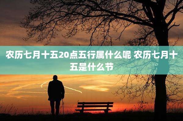 农历七月十五20点五行属什么呢 农历七月十五是什么节