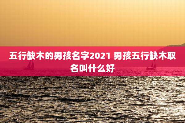 五行缺木的男孩名字2021 男孩五行缺木取名叫什么好