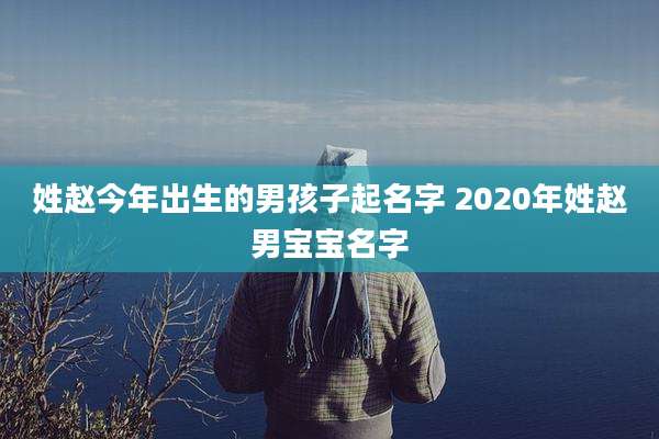 姓赵今年出生的男孩子起名字 2020年姓赵男宝宝名字