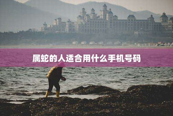 属蛇的人适合用什么手机号码