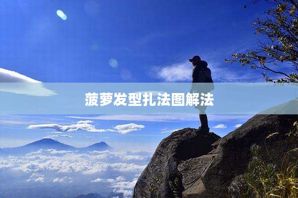菠萝发型扎法图解法