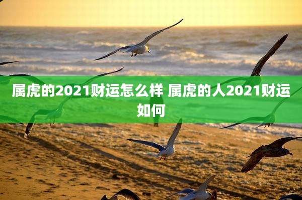 属虎的2021财运怎么样 属虎的人2021财运如何
