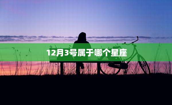 12月3号属于哪个星座