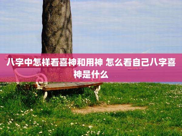 八字中怎样看喜神和用神 怎么看自己八字喜神是什么