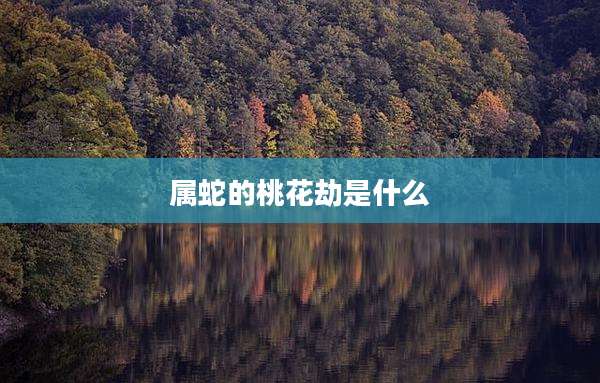 属蛇的桃花劫是什么