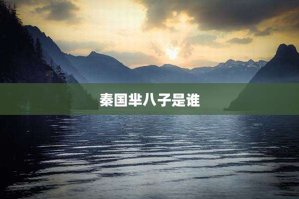 秦国芈八子是谁