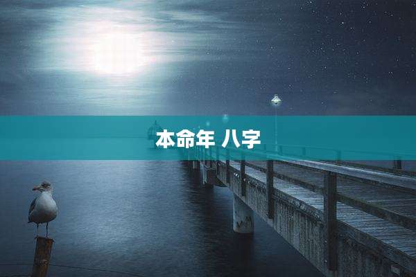 本命年 八字