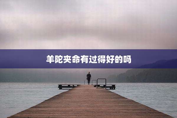 羊陀夹命有过得好的吗