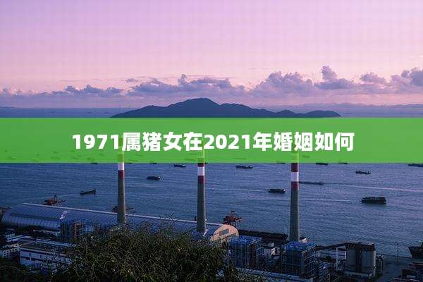 1971属猪女在2021年婚姻如何
