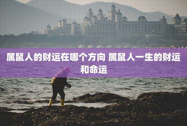 属鼠人的财运在哪个方向 属鼠人一生的财运和命运