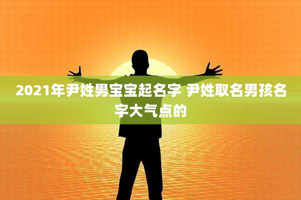 2021年尹姓男宝宝起名字 尹姓取名男孩名字大气点的