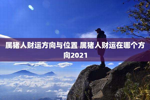 属猪人财运方向与位置 属猪人财运在哪个方向2021