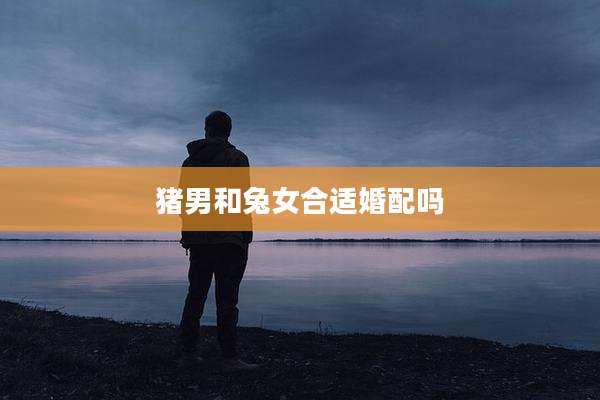 猪男和兔女合适婚配吗
