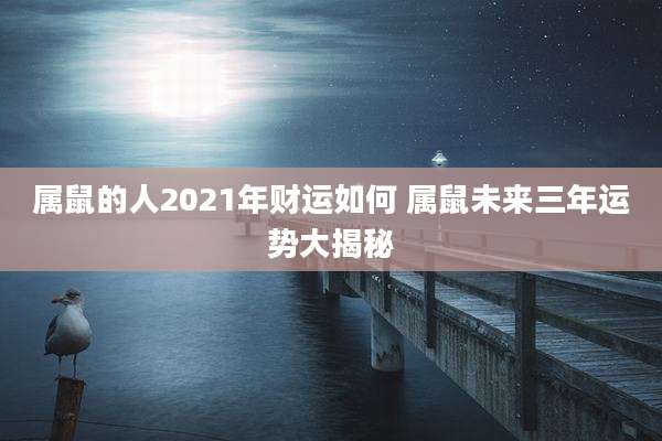 属鼠的人2021年财运如何 属鼠未来三年运势大揭秘