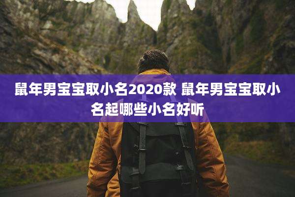 鼠年男宝宝取小名2020款 鼠年男宝宝取小名起哪些小名好听