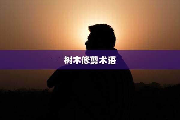 树木修剪术语
