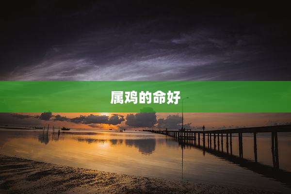 属鸡的命好
