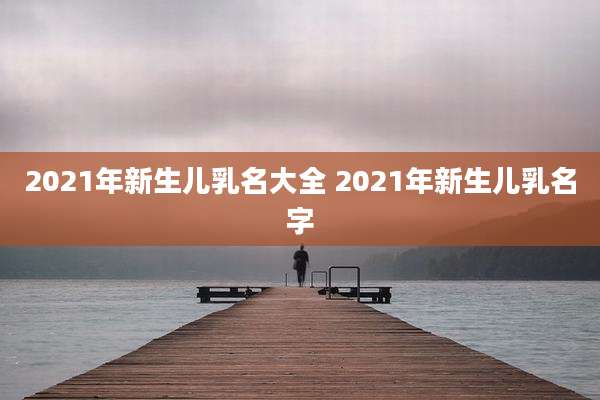 2021年新生儿乳名大全 2021年新生儿乳名字