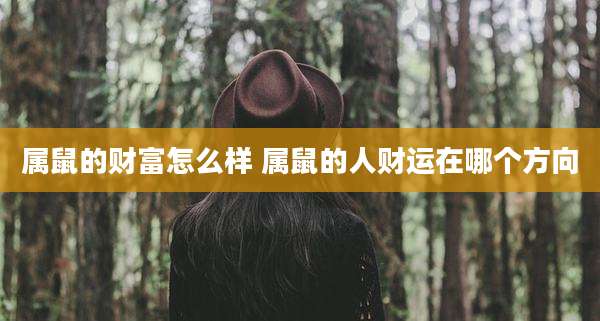 属鼠的财富怎么样 属鼠的人财运在哪个方向