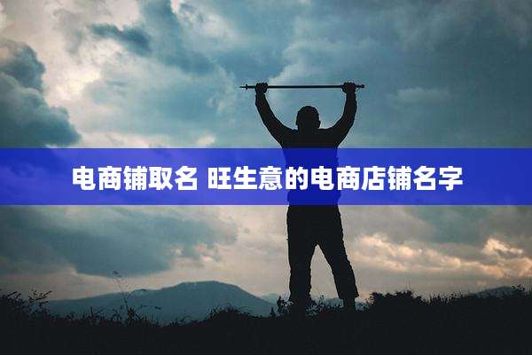电商铺取名 旺生意的电商店铺名字