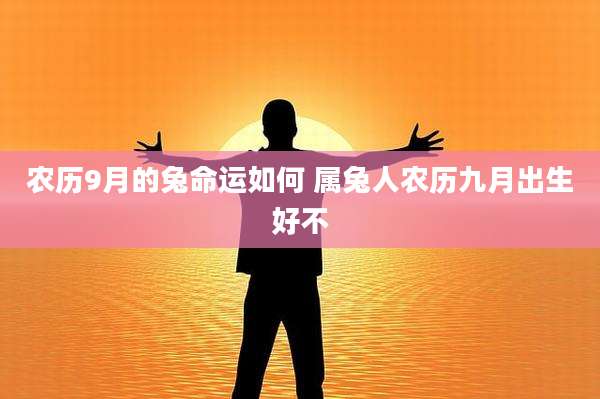 农历9月的兔命运如何 属兔人农历九月出生好不