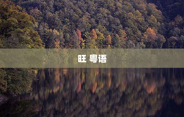 旺 粤语