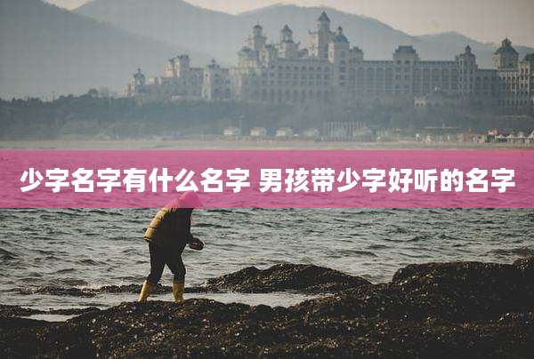 少字名字有什么名字 男孩带少字好听的名字