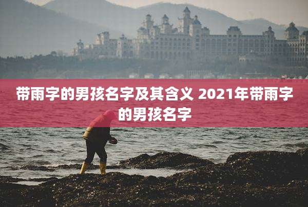 带雨字的男孩名字及其含义 2021年带雨字的男孩名字
