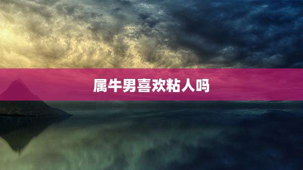 属牛男喜欢粘人吗