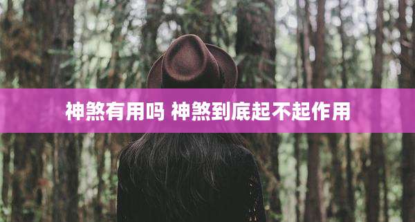 神煞有用吗 神煞到底起不起作用
