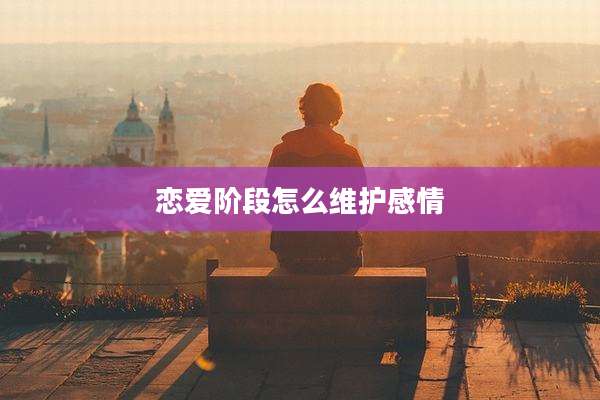 恋爱阶段怎么维护感情