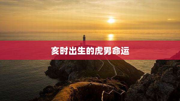 亥时出生的虎男命运