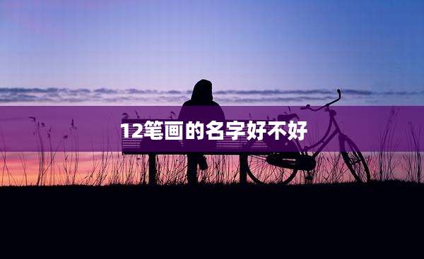 12笔画的名字好不好
