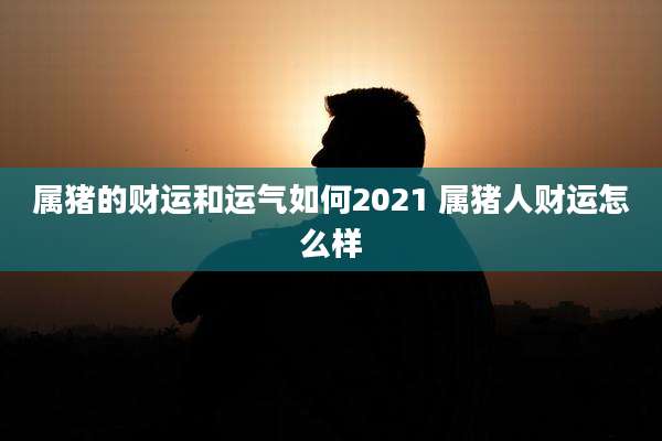 属猪的财运和运气如何2021 属猪人财运怎么样
